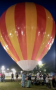 Globo aerostático casero se desplegó en Juan Lacaze