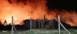 Nuevo incendio se desató en los terrenos que +Colonia