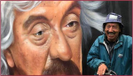 «Es lindísimo que el tiempo no se nos pase, que se quede en nostros para siempre» En los 10 años de la muerte de José Carbajal «El Sabalero» el municipio de su pueblo natal encomendó un mural a José Gallino.