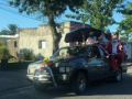 Papá Noel estuvo en Miguelete