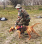 Mercedario y su K9 lograron mejor puntuación en curso internacional