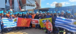  Trabajadores extranjeros en obra de UPM en Tacuarembó agradecieron al SUNCA