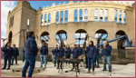 El Coro Municipal de Colonia cantó en sitios patrimoniales del Dpto.