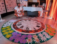 Reloj de flores, familia y tradición Mosaico se instalaría en abril en Plaza de los Fundadores