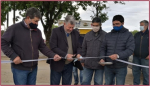 Florencio Sánchez Se inauguró plazoleta parada de taxi y juegos en Mevir 3 y 4