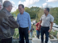 Manini Ríos y Irene Moreira visitaron Rosario en una recorrida por la zona