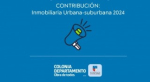 Contribución inmobiliaria urbana y suburbana 2024.