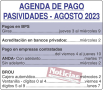 BPS - Agenda de Pago de Pasividades - Agosto 2023