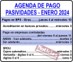 BPS - Agenda de Pagos Pasividades - Enero - 2024