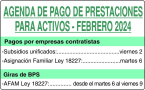 BPS - Agenda de Pagos para Activos - Febrero - 2024