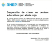 EMPRESA BERRUTTI Comunica que por el alerta meteorológico de público conocimiento: