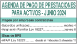 BPS - Agenda de Pagos para Activos - Junio 2024